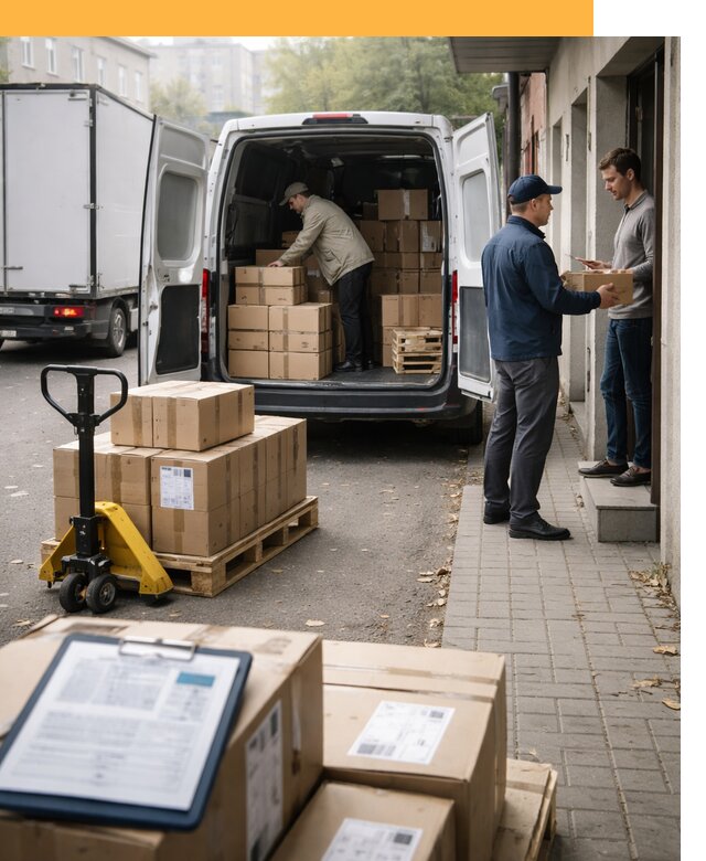 Доставка грузов от двери до двери с таможней от 46026 руб.