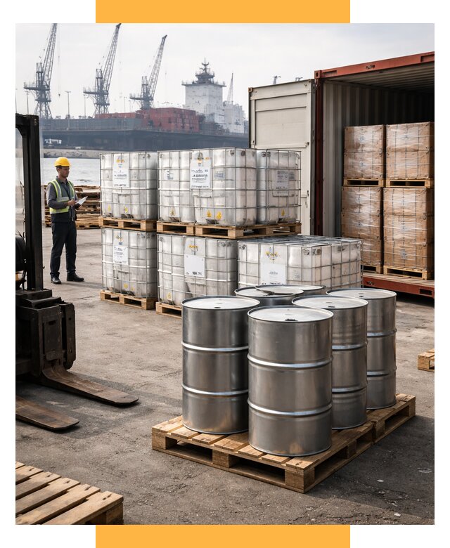 Доставка химического сырья из Индии от 255700 р. | СетСервис-Зма