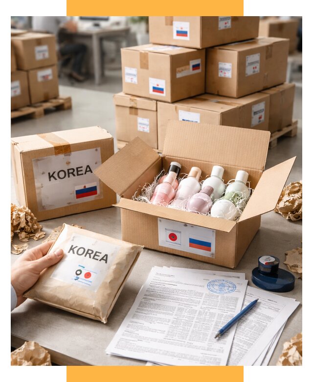 Доставка косметики из Кореи от 8694 р. под ключ | СетСервис-Зма