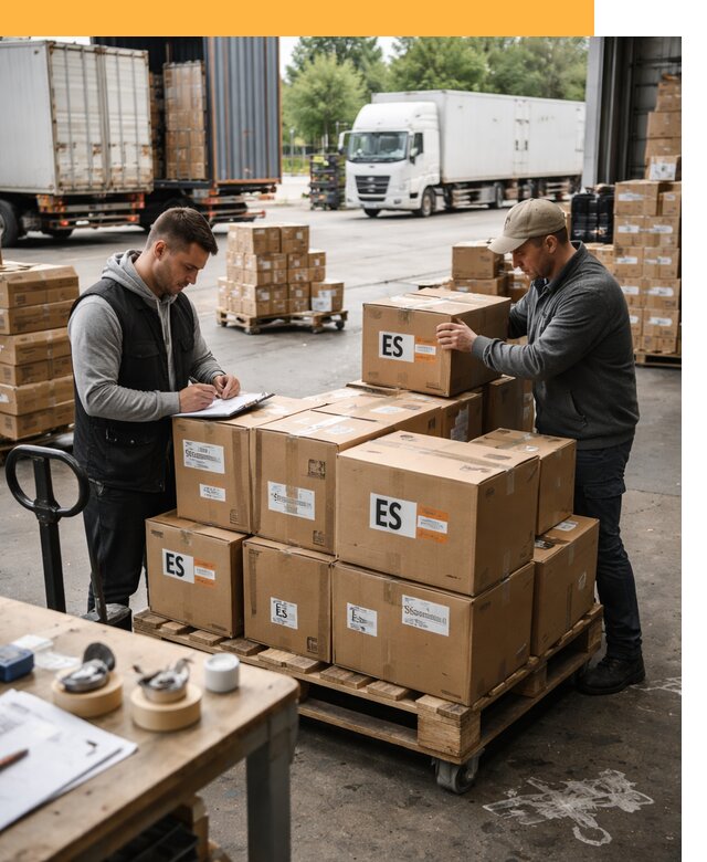 Доставка грузов в Испанию автотранспортом от 35798 руб