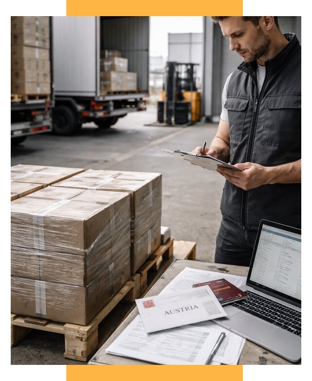 Доставка в Австрию от 66482 р. Логистика и экспорт СетСервис-Зма