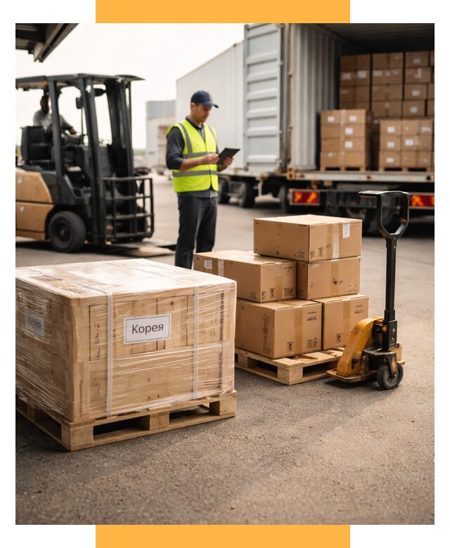 Доставка грузов в Корею из России от 35798 р. | СетСервис-Зма