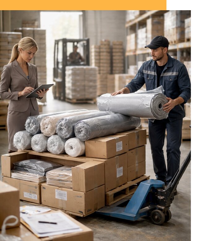 Перевозка текстиля по миру от 15342 руб. с таможней и страхованием