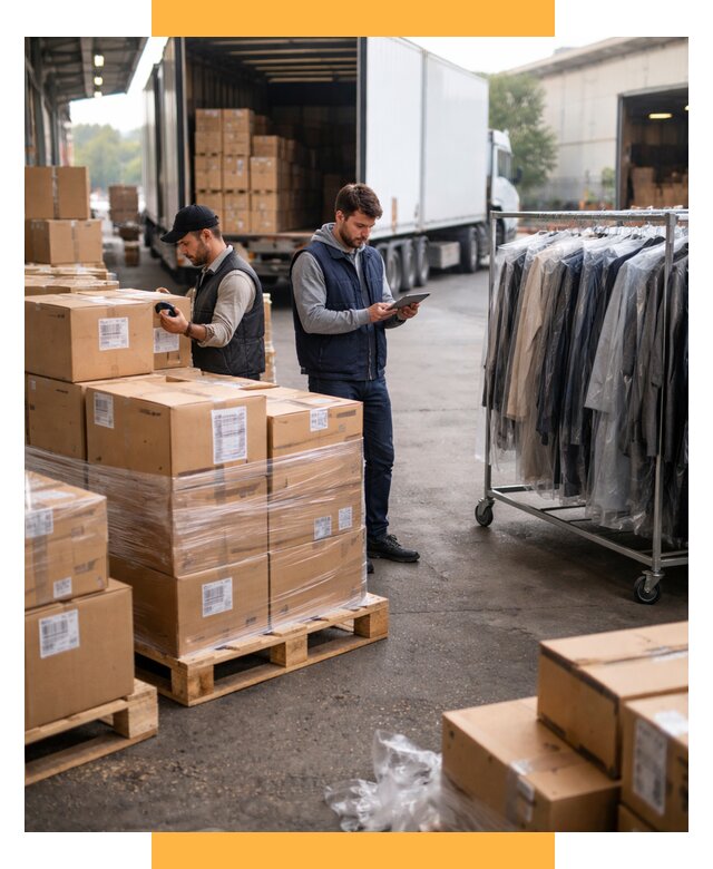 Перевозка и доставка одежды из Китая от 7671 р., СетСервис-Зма