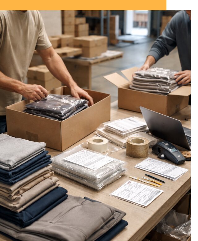 Перевозка одежды по миру от 7671 руб. с таможенным оформлением