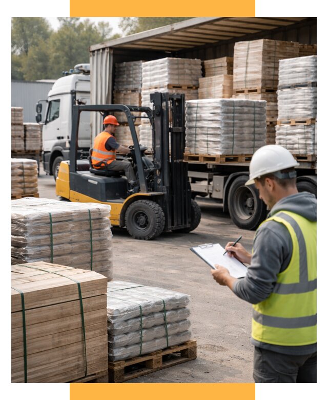 Перевозка строительных материалов от 5625 р. | СетСервис-Зма