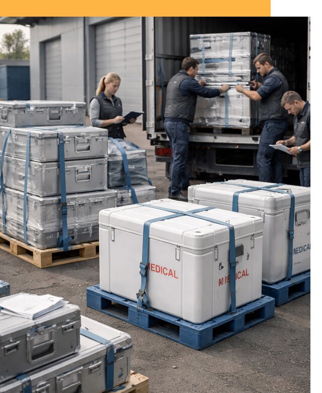 Перевозка медицинского оборудования по всему миру от 15342 руб