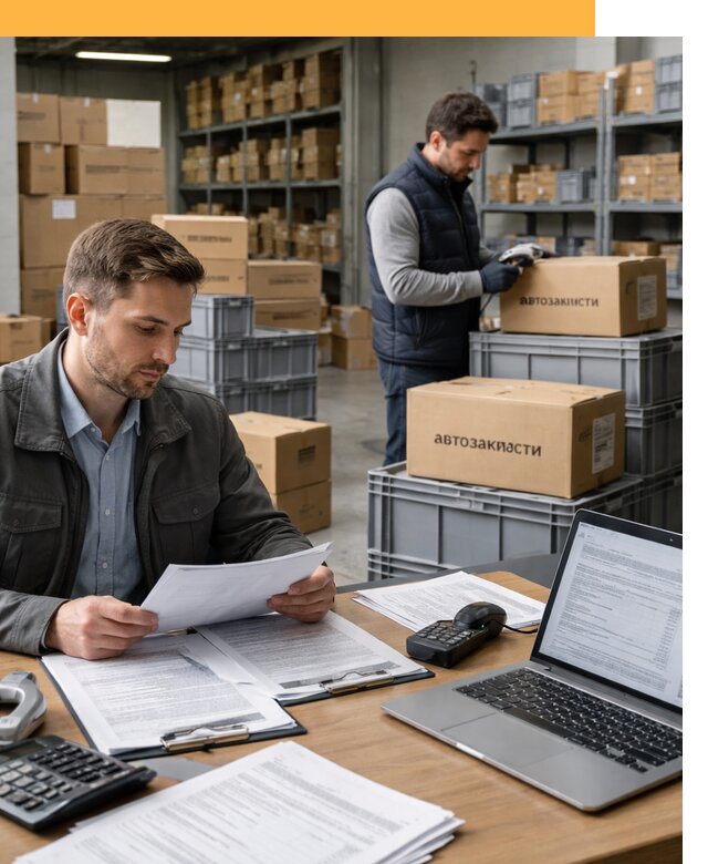 Таможенное оформление автозапчастей по выгодным тарифам от 8694