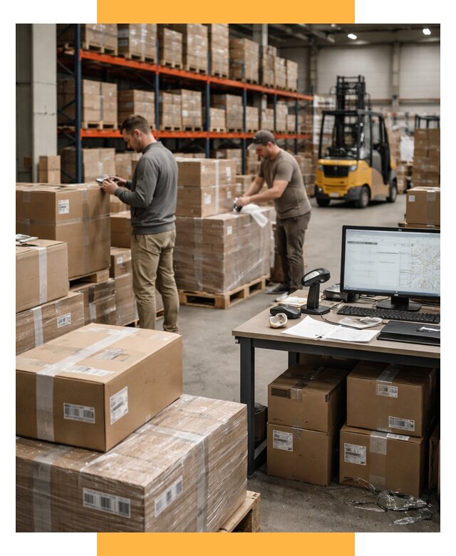 Склад консолидации в Европе от 6648 р., услуги СетСервис-Зма